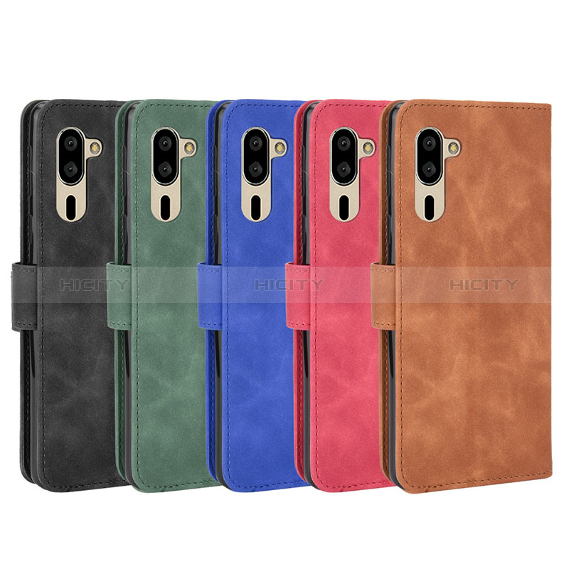 Coque Portefeuille Livre Cuir Etui Clapet L01Z pour Sharp Simple Sumaho 5 Plus