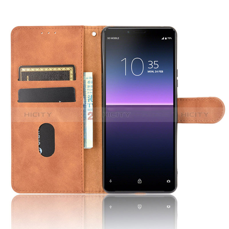 Coque Portefeuille Livre Cuir Etui Clapet L01Z pour Sony Xperia 10 II Plus