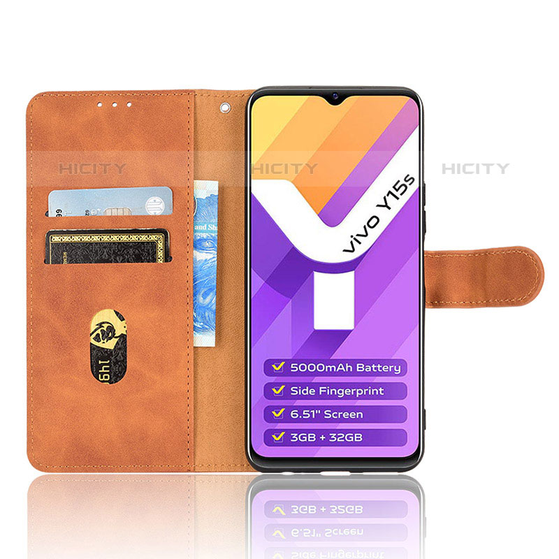 Coque Portefeuille Livre Cuir Etui Clapet L01Z pour Vivo iQOO U5x Plus