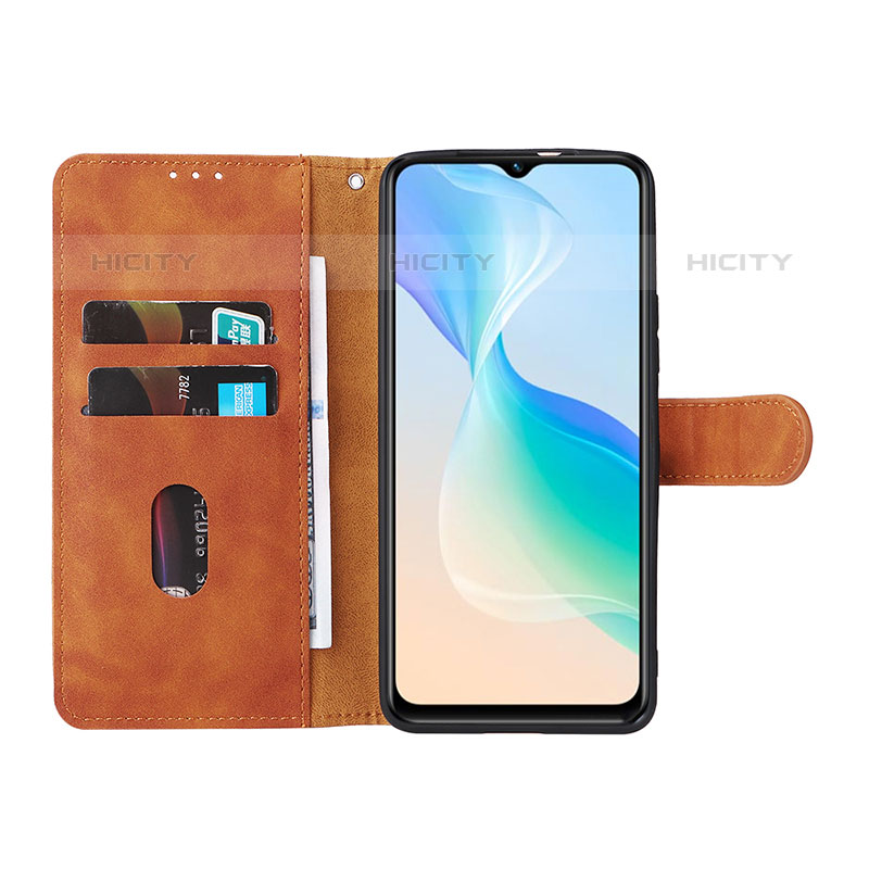 Coque Portefeuille Livre Cuir Etui Clapet L01Z pour Vivo T1 5G India Plus