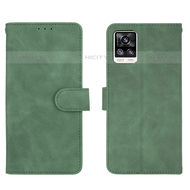 Coque Portefeuille Livre Cuir Etui Clapet L01Z pour Vivo V20 (2021) Plus