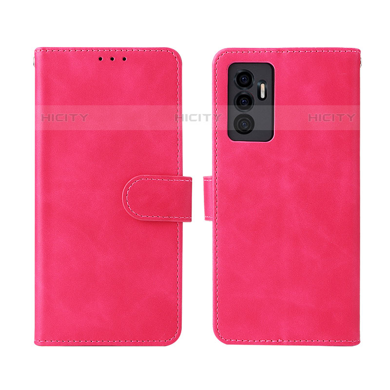 Coque Portefeuille Livre Cuir Etui Clapet L01Z pour Vivo V23e 5G Plus