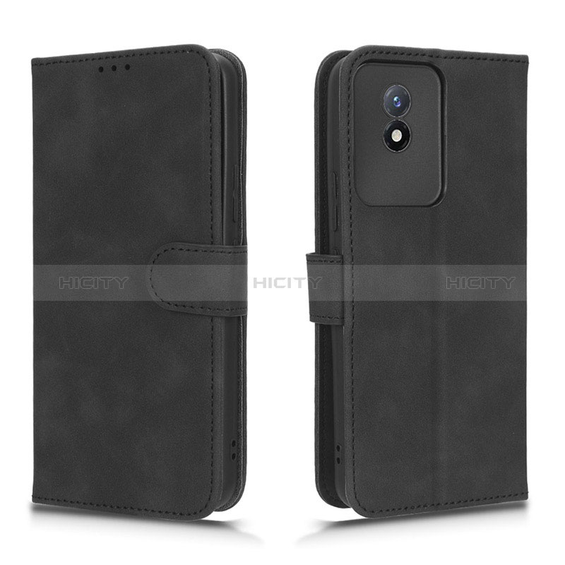 Coque Portefeuille Livre Cuir Etui Clapet L01Z pour Vivo Y02 Plus