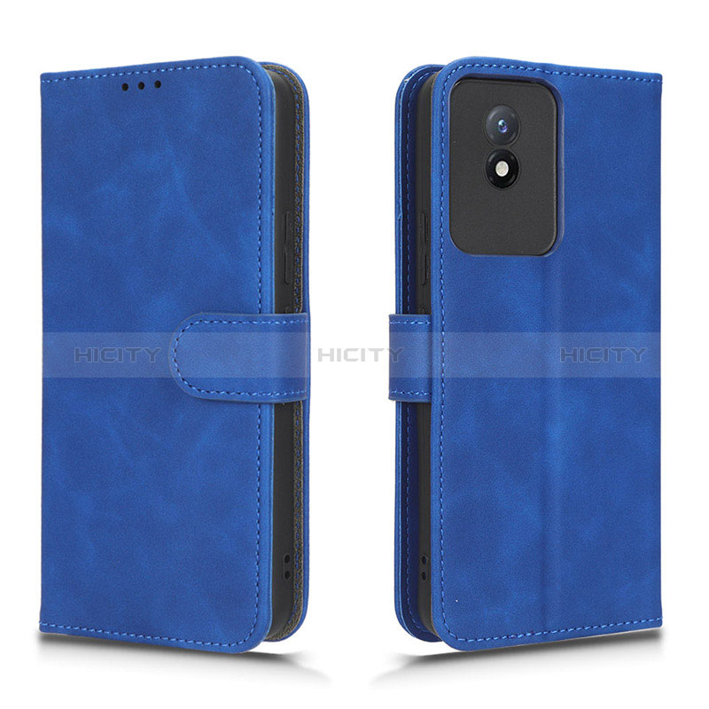 Coque Portefeuille Livre Cuir Etui Clapet L01Z pour Vivo Y02 Plus