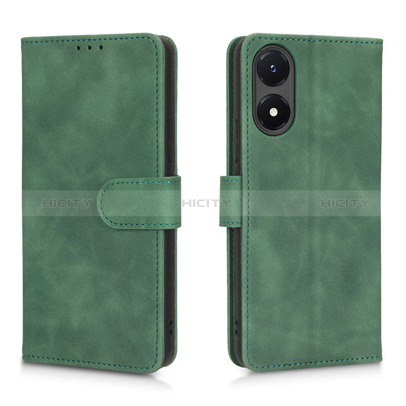 Coque Portefeuille Livre Cuir Etui Clapet L01Z pour Vivo Y02S Plus