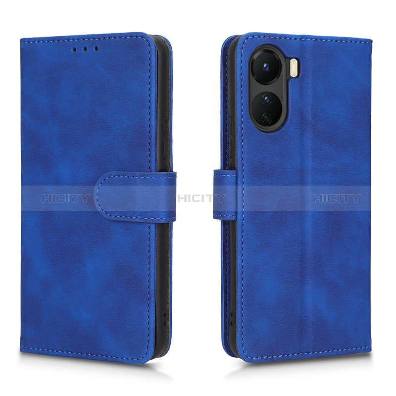 Coque Portefeuille Livre Cuir Etui Clapet L01Z pour Vivo Y16 Plus