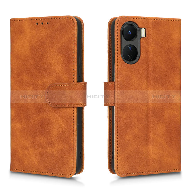 Coque Portefeuille Livre Cuir Etui Clapet L01Z pour Vivo Y16 Plus