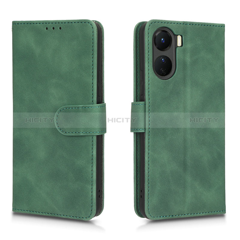 Coque Portefeuille Livre Cuir Etui Clapet L01Z pour Vivo Y16 Plus