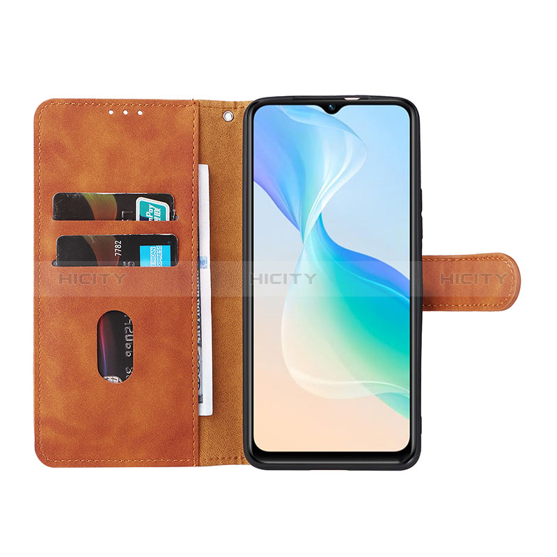 Coque Portefeuille Livre Cuir Etui Clapet L01Z pour Vivo Y30 5G Plus