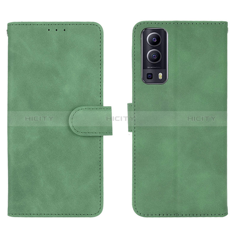 Coque Portefeuille Livre Cuir Etui Clapet L01Z pour Vivo Y72 5G Plus