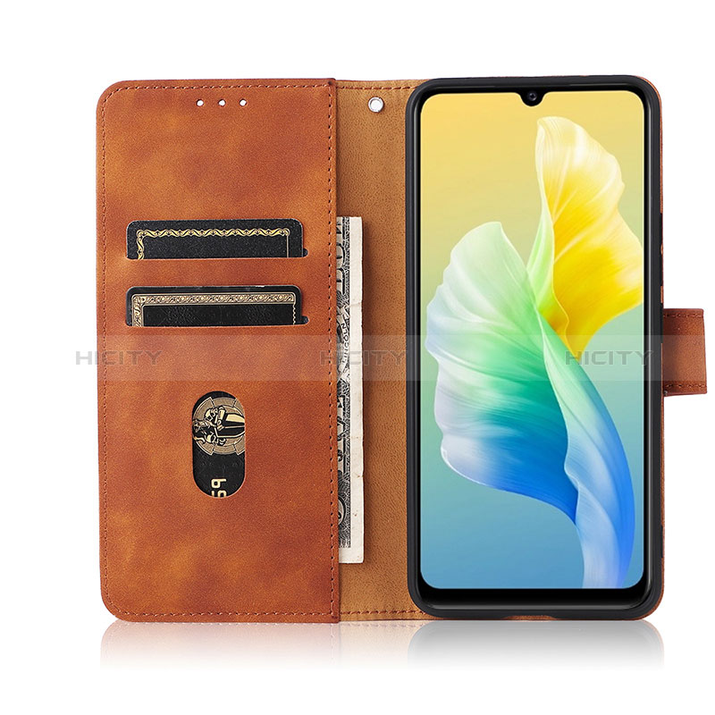 Coque Portefeuille Livre Cuir Etui Clapet L01Z pour Vivo Y75 4G Plus