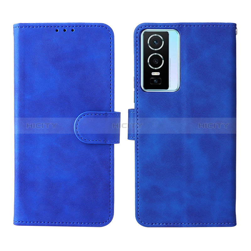 Coque Portefeuille Livre Cuir Etui Clapet L01Z pour Vivo Y76 5G Plus