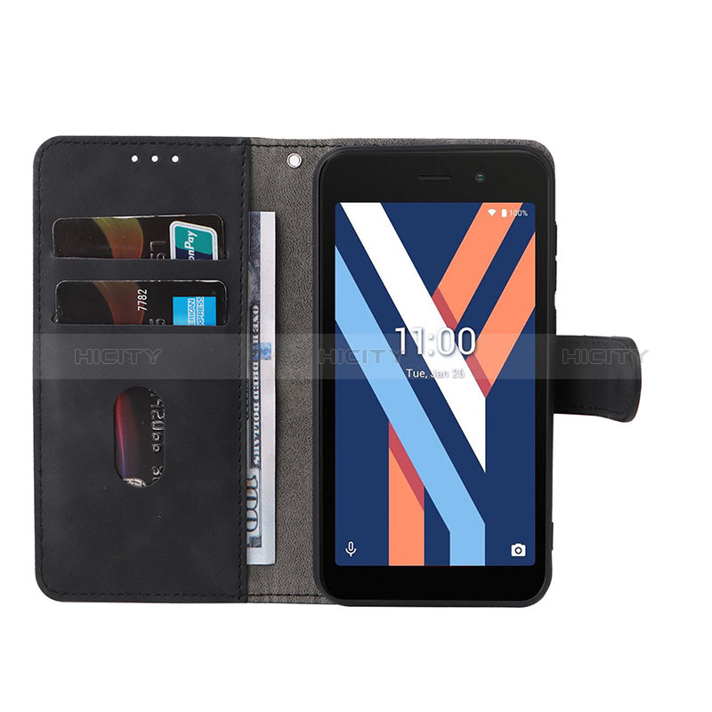 Coque Portefeuille Livre Cuir Etui Clapet L01Z pour Wiko Y52 Plus