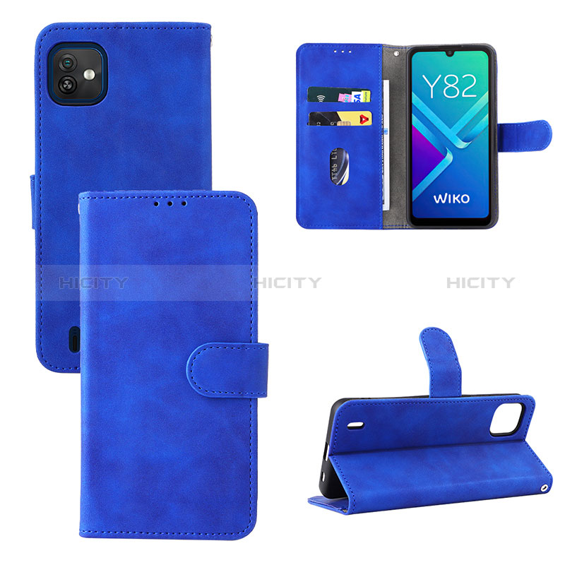 Coque Portefeuille Livre Cuir Etui Clapet L01Z pour Wiko Y82 Plus