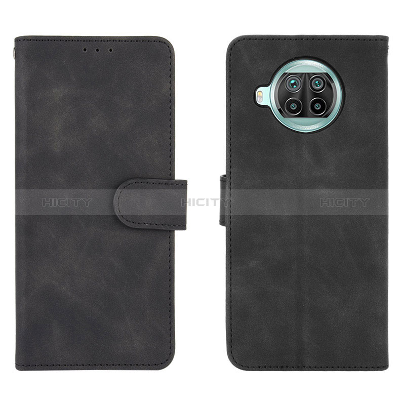 Coque Portefeuille Livre Cuir Etui Clapet L01Z pour Xiaomi Mi 10i 5G Noir Plus