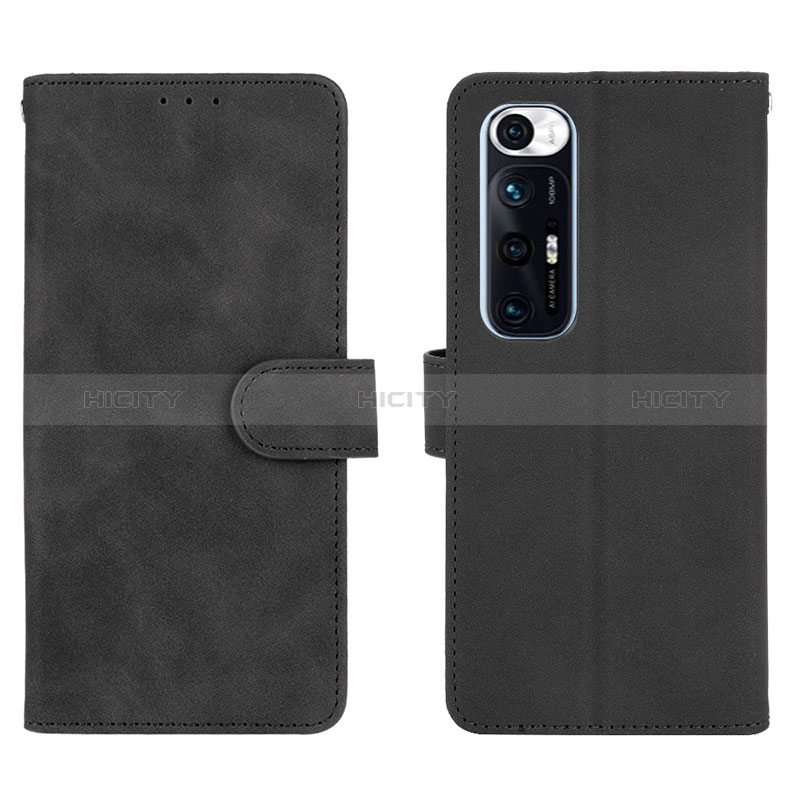 Coque Portefeuille Livre Cuir Etui Clapet L01Z pour Xiaomi Mi 10S 5G Noir Plus