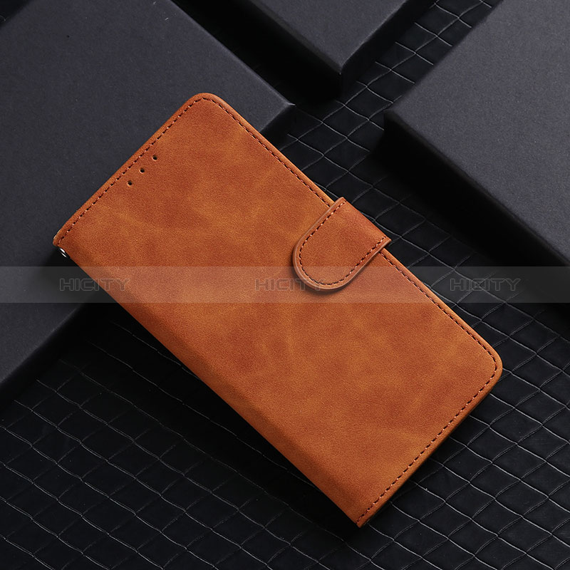 Coque Portefeuille Livre Cuir Etui Clapet L01Z pour Xiaomi POCO C3 Marron Plus