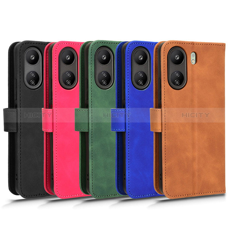 Coque Portefeuille Livre Cuir Etui Clapet L01Z pour Xiaomi Poco C65 Plus