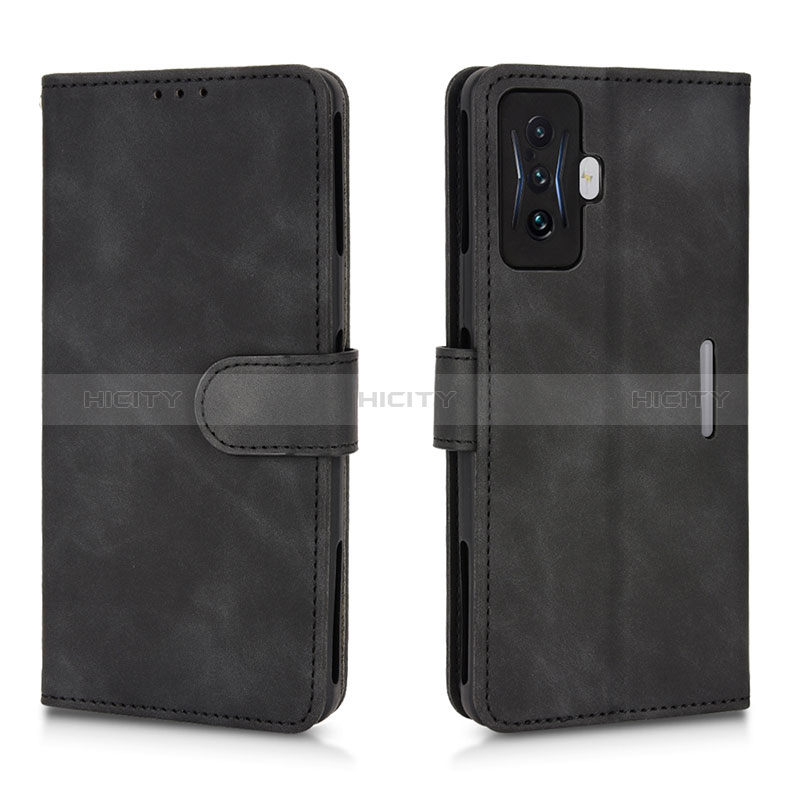 Coque Portefeuille Livre Cuir Etui Clapet L01Z pour Xiaomi Poco F4 GT 5G Noir Plus