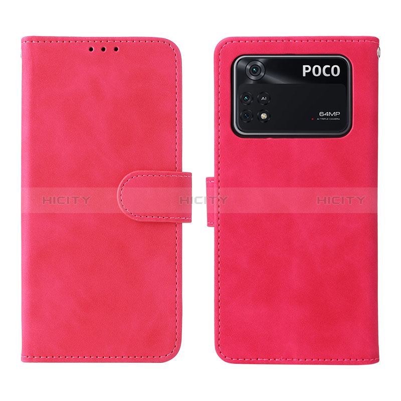 Coque Portefeuille Livre Cuir Etui Clapet L01Z pour Xiaomi Poco M4 Pro 4G Plus