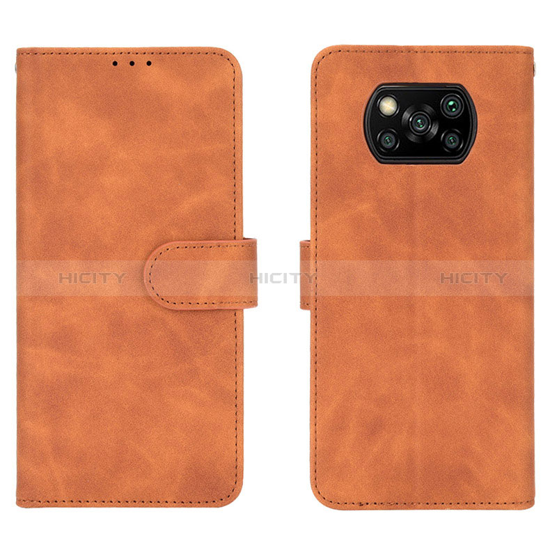 Coque Portefeuille Livre Cuir Etui Clapet L01Z pour Xiaomi Poco X3 Pro Plus