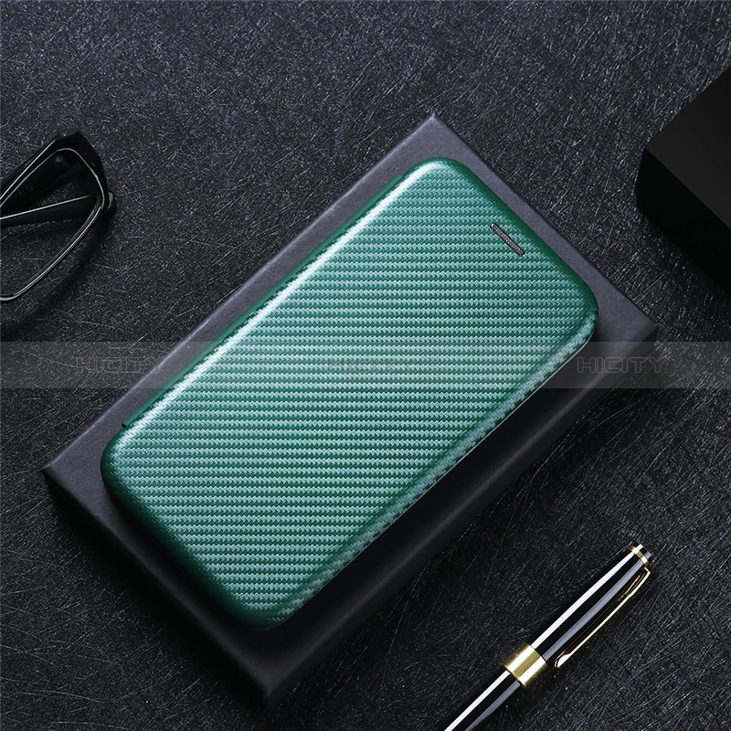 Coque Portefeuille Livre Cuir Etui Clapet L01Z pour Xiaomi Redmi 10 (2022) Vert Plus