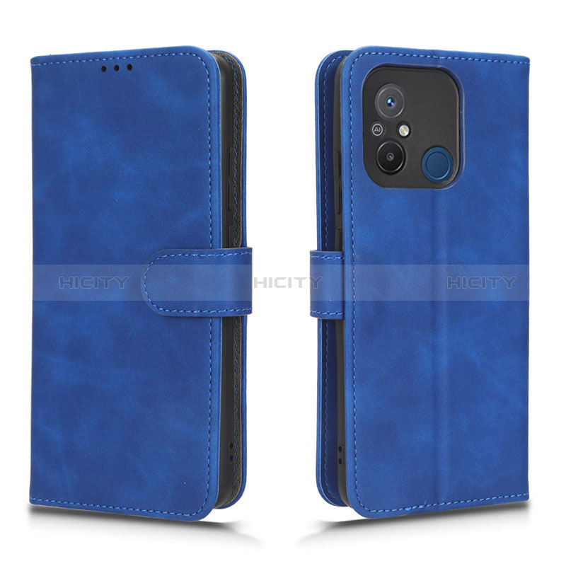 Coque Portefeuille Livre Cuir Etui Clapet L01Z pour Xiaomi Redmi 11A 4G Bleu Plus