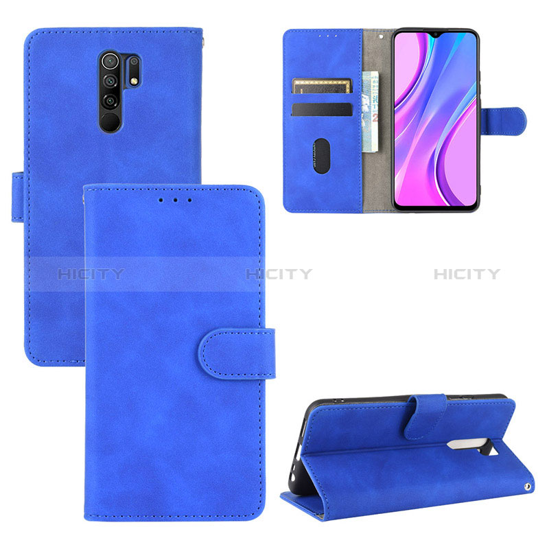 Coque Portefeuille Livre Cuir Etui Clapet L01Z pour Xiaomi Redmi 9 Prime India Plus