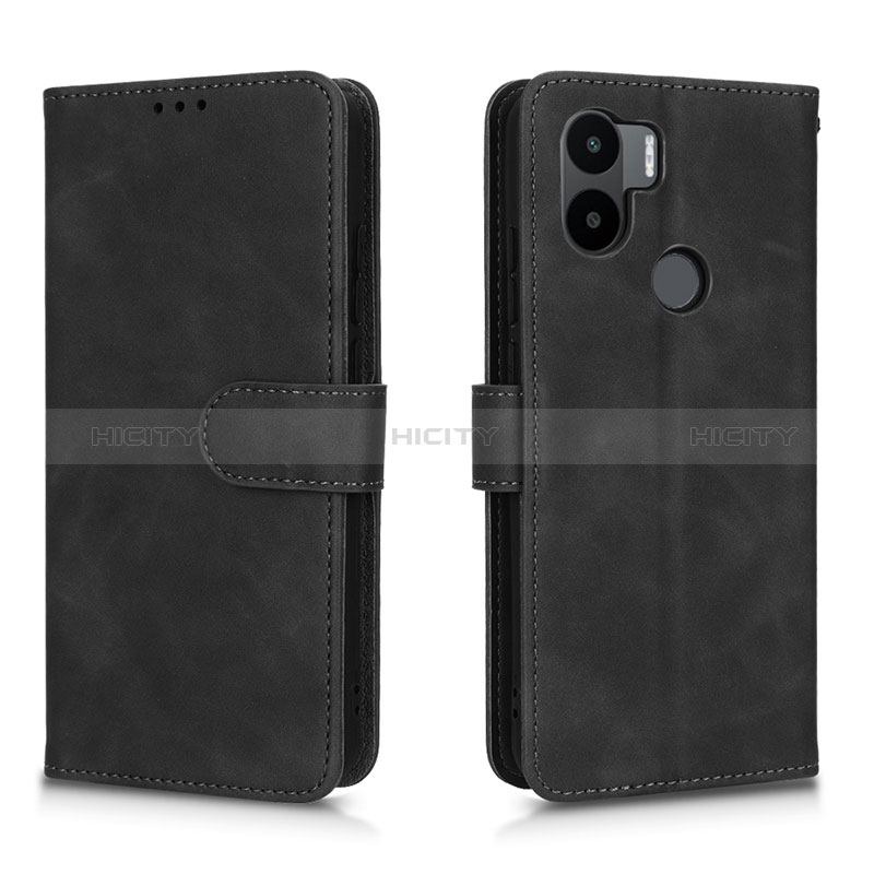 Coque Portefeuille Livre Cuir Etui Clapet L01Z pour Xiaomi Redmi A1 Plus Noir Plus