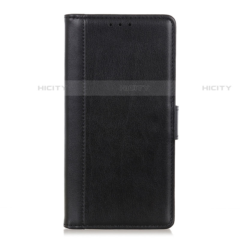 Coque Portefeuille Livre Cuir Etui Clapet L02 pour Alcatel 3X Noir Plus