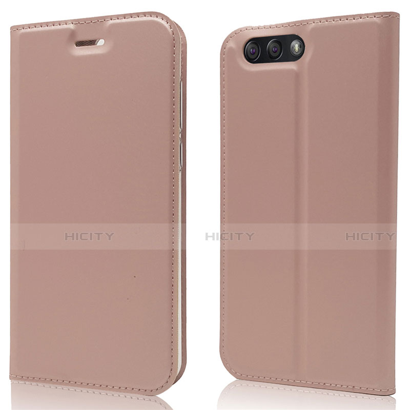 Coque Portefeuille Livre Cuir Etui Clapet L02 pour Asus Zenfone 4 ZE554KL Or Rose Plus