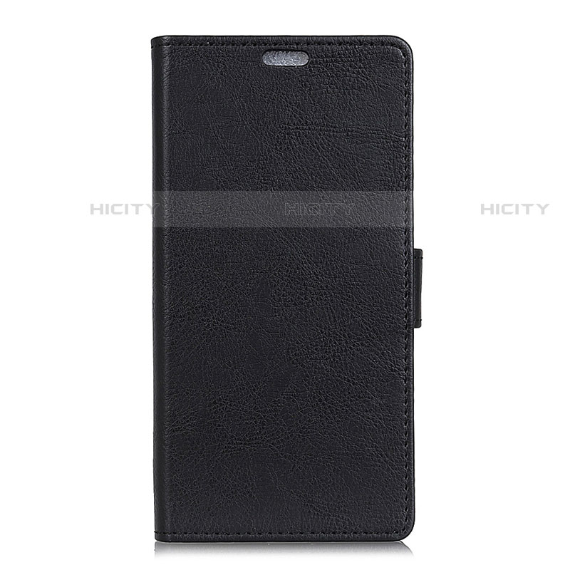 Coque Portefeuille Livre Cuir Etui Clapet L02 pour Asus ZenFone V500KL Noir Plus