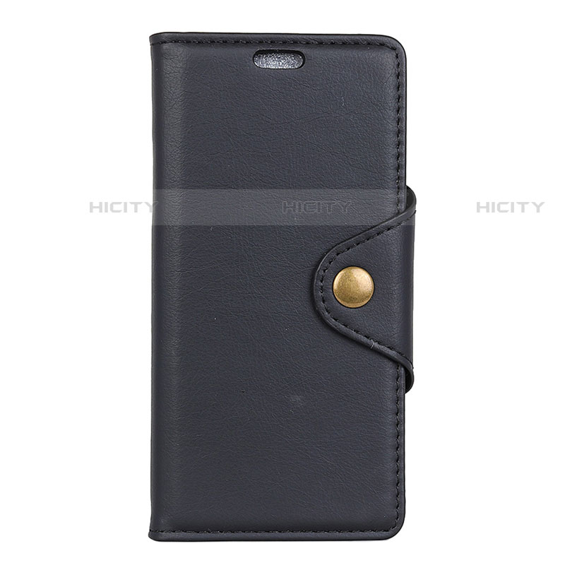 Coque Portefeuille Livre Cuir Etui Clapet L02 pour HTC U12 Life Noir Plus