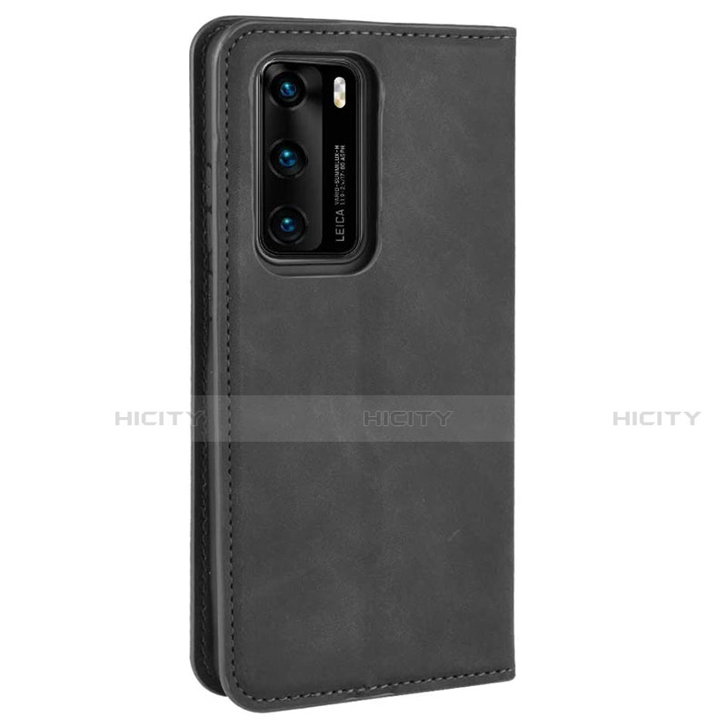 Coque Portefeuille Livre Cuir Etui Clapet L02 pour Huawei P40 Plus