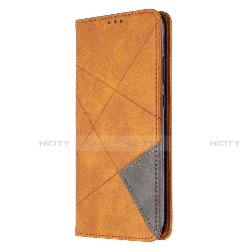 Coque Portefeuille Livre Cuir Etui Clapet L02 pour Huawei Y7p Orange Plus