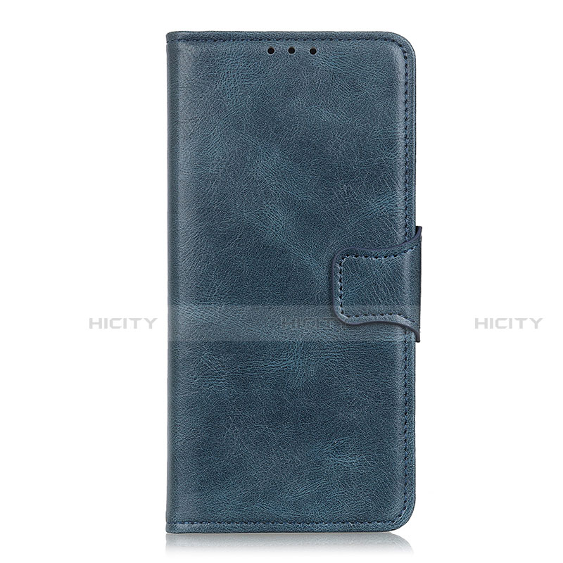Coque Portefeuille Livre Cuir Etui Clapet L02 pour LG Velvet 5G Bleu Plus