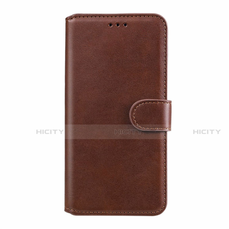 Coque Portefeuille Livre Cuir Etui Clapet L02 pour Motorola Moto E6s (2020) Marron Plus