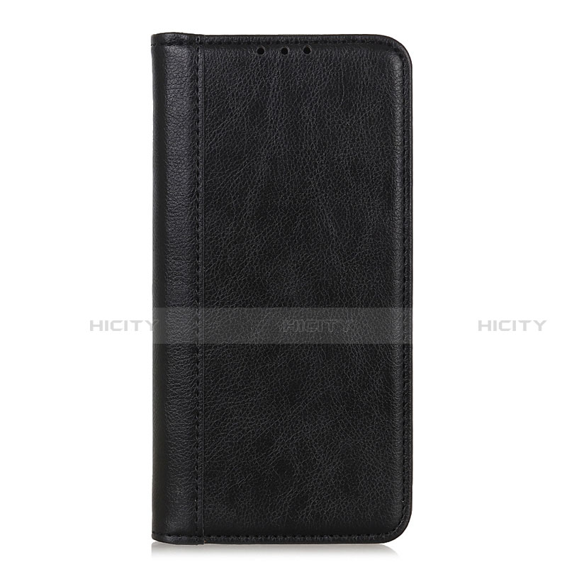 Coque Portefeuille Livre Cuir Etui Clapet L02 pour Oppo A53 Noir Plus