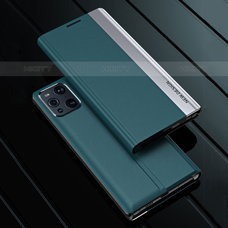 Coque Portefeuille Livre Cuir Etui Clapet L02 pour Oppo Find X3 Pro 5G Plus