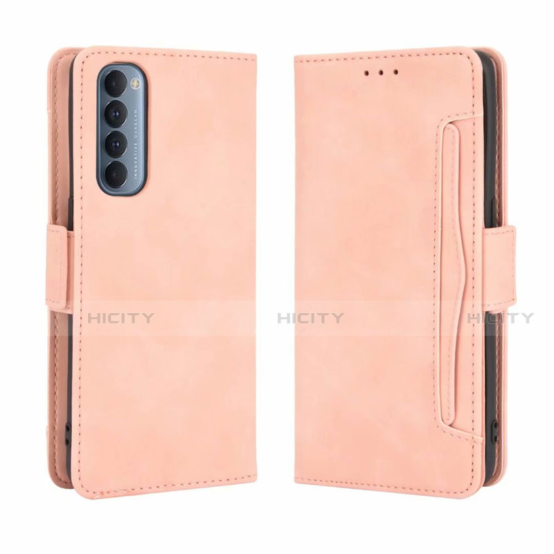 Coque Portefeuille Livre Cuir Etui Clapet L02 pour Oppo Reno4 Pro 4G Plus