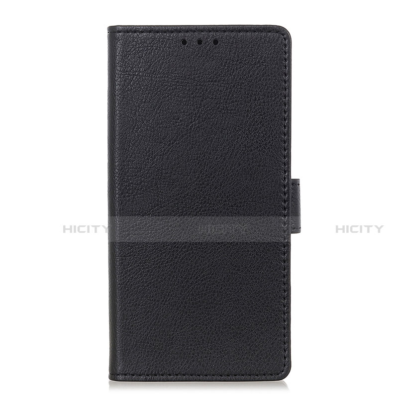 Coque Portefeuille Livre Cuir Etui Clapet L02 pour Realme 6s Noir Plus