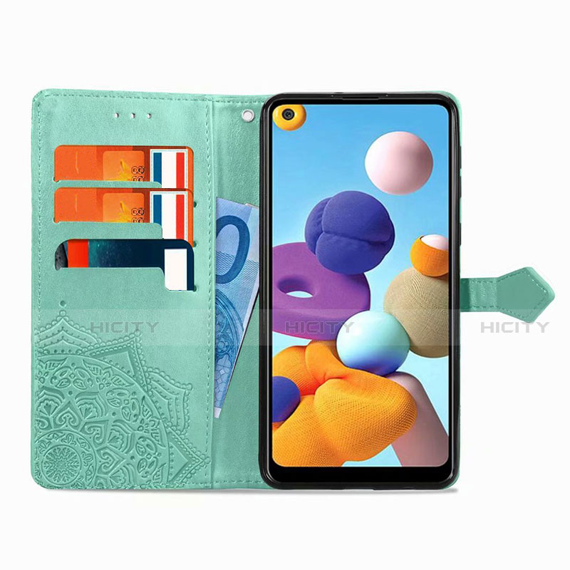 Coque Portefeuille Livre Cuir Etui Clapet L02 pour Samsung Galaxy A21 Plus