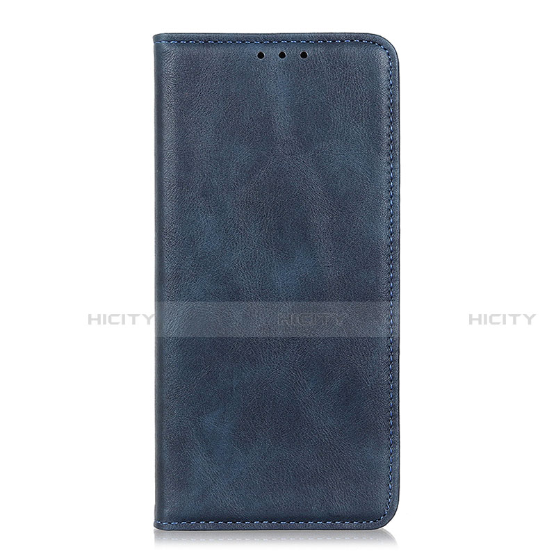 Coque Portefeuille Livre Cuir Etui Clapet L02 pour Samsung Galaxy M01 Core Bleu Plus