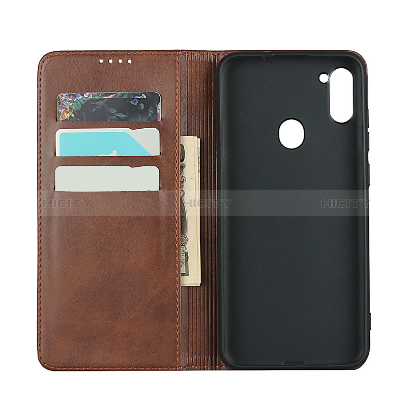 Coque Portefeuille Livre Cuir Etui Clapet L02 pour Samsung Galaxy M11 Plus