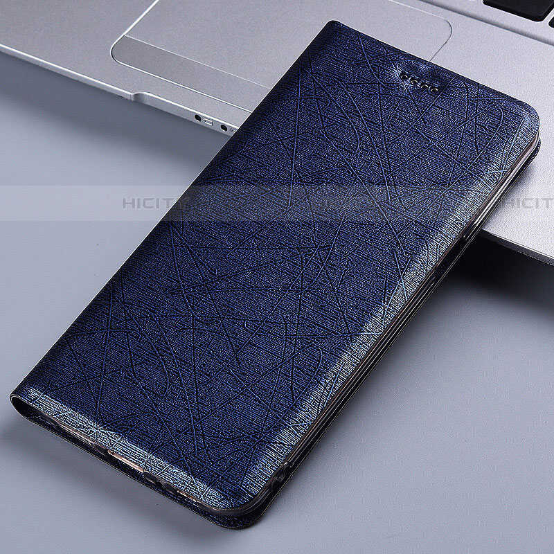 Coque Portefeuille Livre Cuir Etui Clapet L02 pour Samsung Galaxy Note 10 Lite Bleu Plus