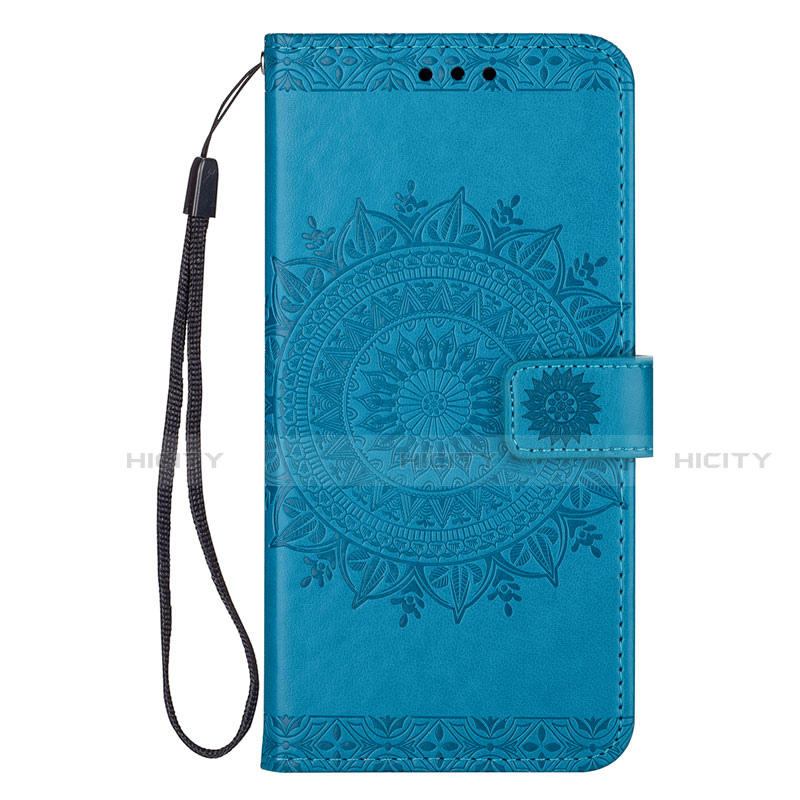 Coque Portefeuille Livre Cuir Etui Clapet L02 pour Samsung Galaxy S20 5G Bleu Plus