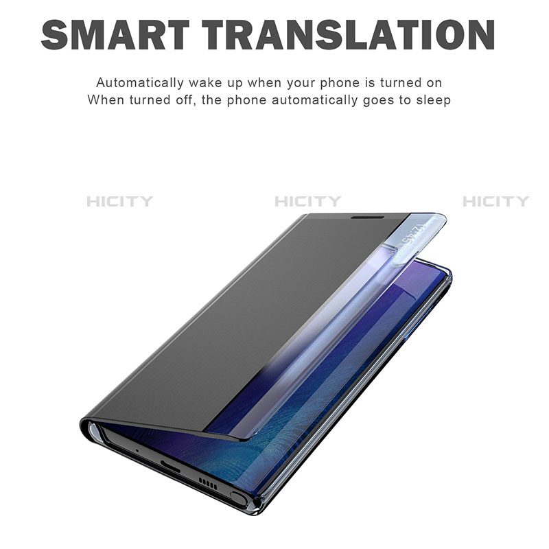 Coque Portefeuille Livre Cuir Etui Clapet L02 pour Samsung Galaxy S21 Ultra 5G Plus