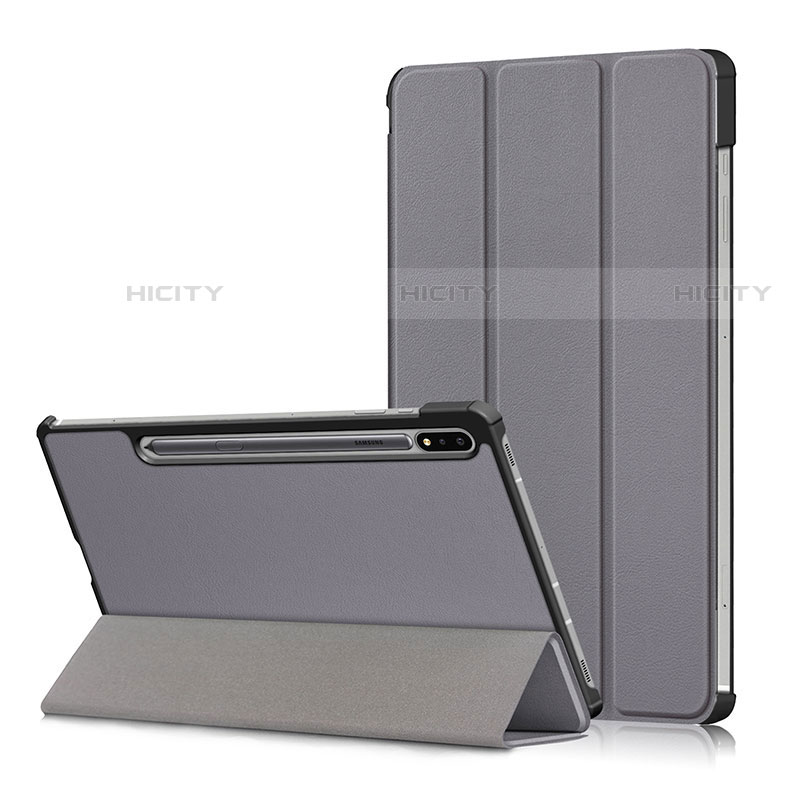 Coque Portefeuille Livre Cuir Etui Clapet L02 pour Samsung Galaxy Tab S7 4G 11 SM-T875 Plus