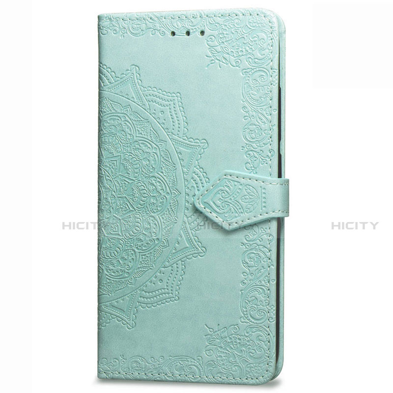 Coque Portefeuille Livre Cuir Etui Clapet L02 pour Samsung Galaxy XCover Pro Pastel Vert Plus