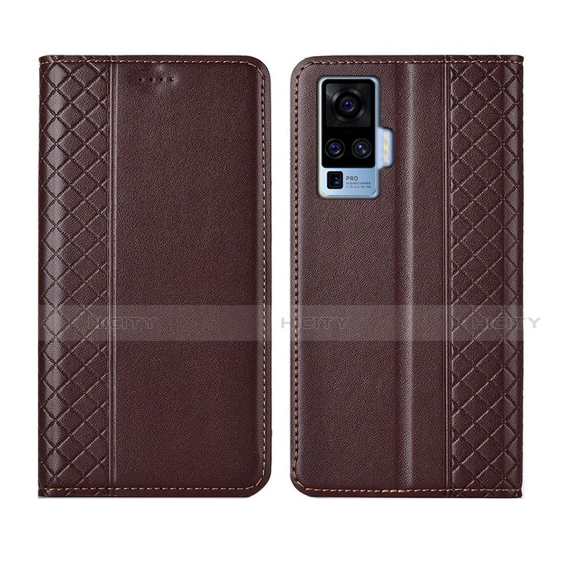 Coque Portefeuille Livre Cuir Etui Clapet L02 pour Vivo X50 Pro 5G Plus